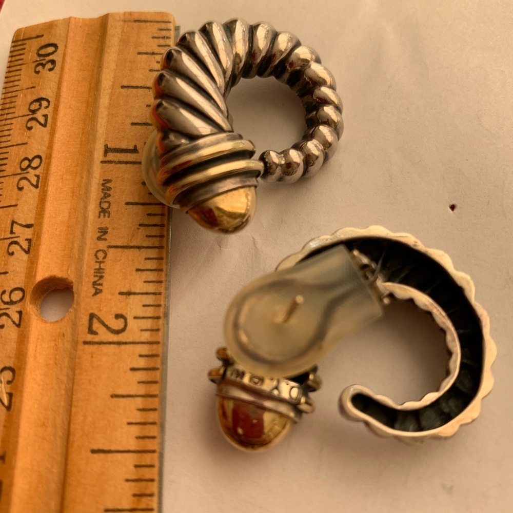 David Yurman big shrimp earrings